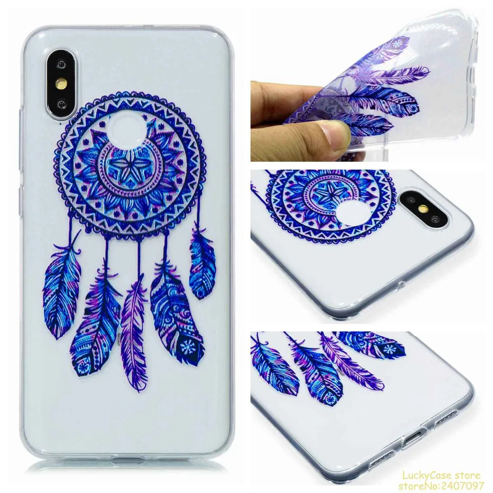 Высокое качество ТПУ чехол для телефона Xiaomi 8 Мода окрашенные силиконовый