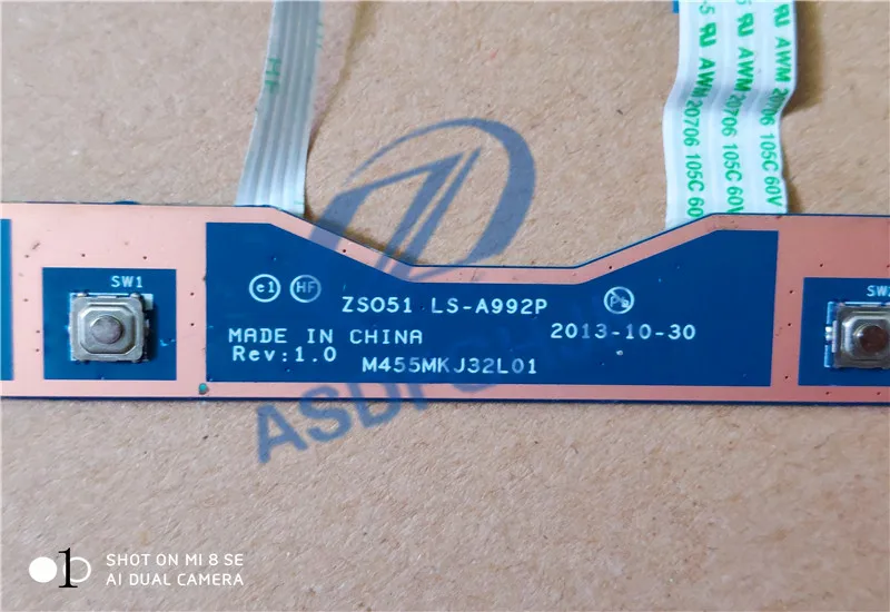 Оригинал для HP TOUCHSMART 15 R R053CL 6 Кнопка тачпада плата W кабель LS A992P 100% ТЕСТ ОК|Платы