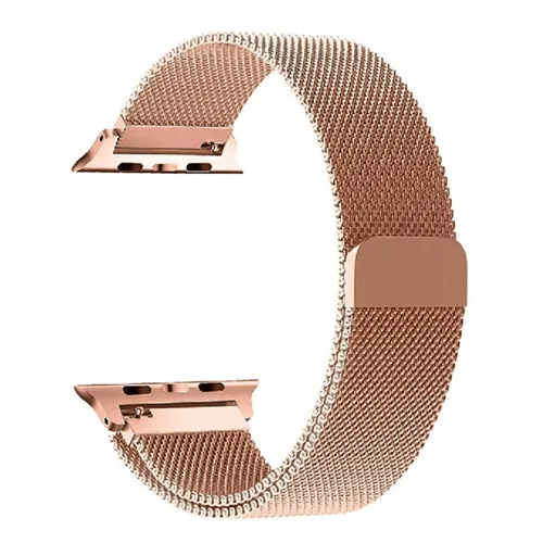 light gold Миланская петля ремешок для apple watch 5 apple watch 4 группа iwatch Группа 44 мм 40 мм 42 мм 38 мм нержавеющая сталь ремешок для часов аксессуары - Цвет ремешка: light gold