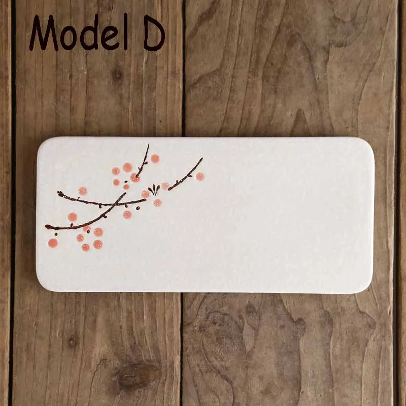 Набор японской посуды тарелка для суши керамический плоский поднос холодной еды