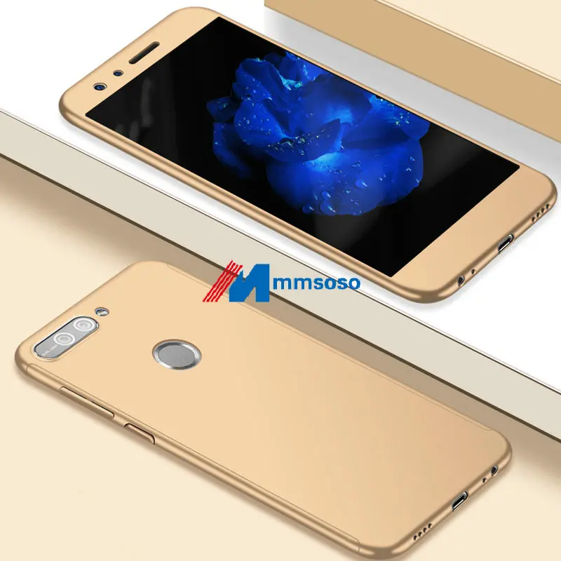 Чехол для Honor 9 360 с полным покрытием Huawei Lite противоударный чехол + закаленное