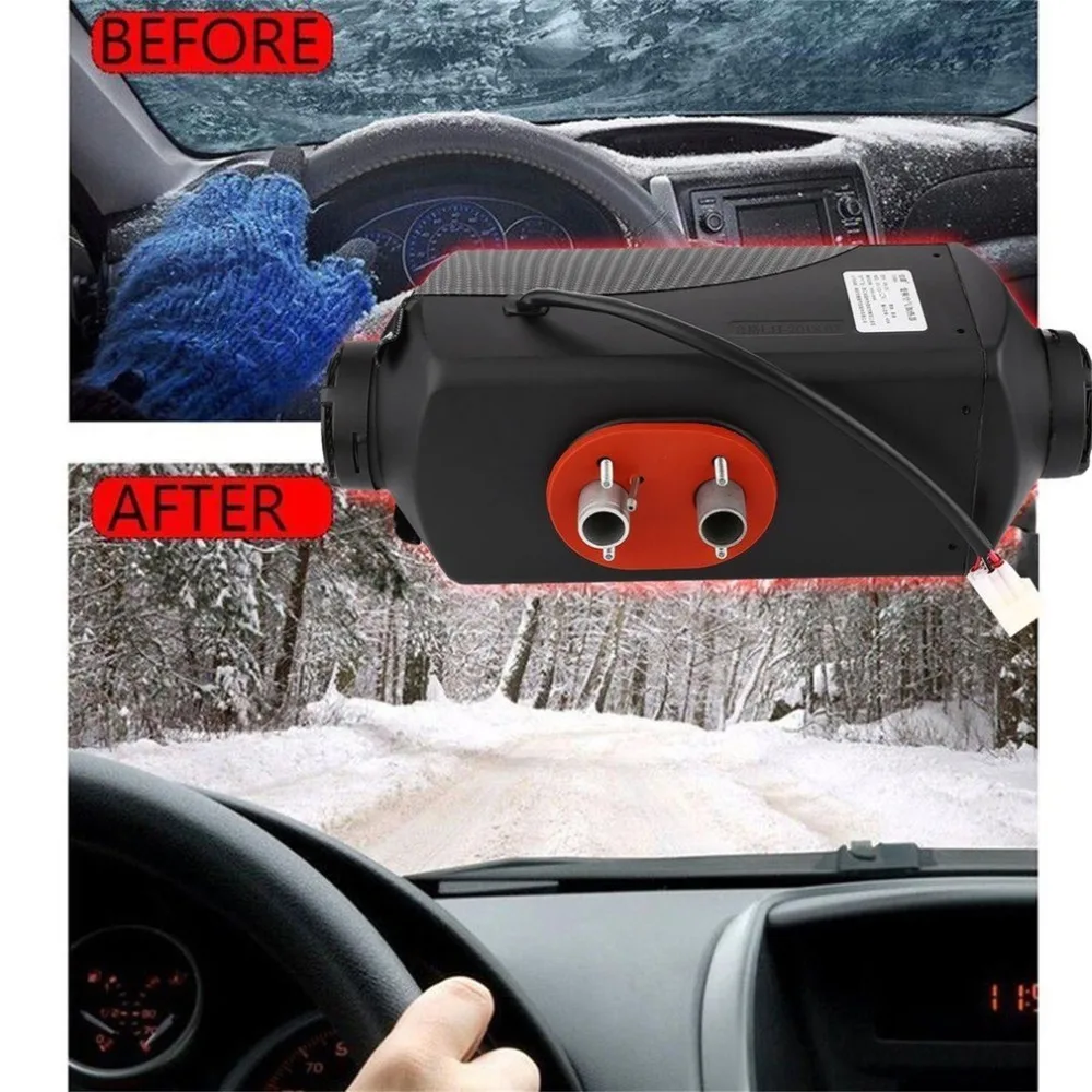 12V/8000W Single Hole Car Heater LCD Dynamic Display Remote Control Silencer Electric Four holes | Бытовая техника