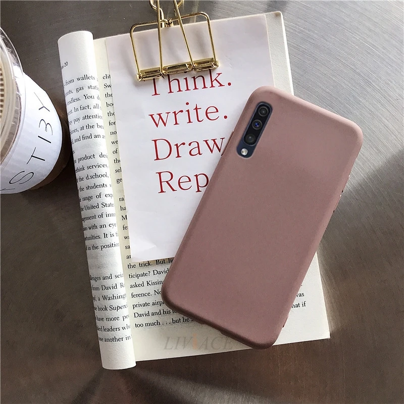 candy color silicone phone case on for samsung galaxy a5 a7 a3 a8 a9 star a50 a9s a8s a6s a6 soft tpu back cover