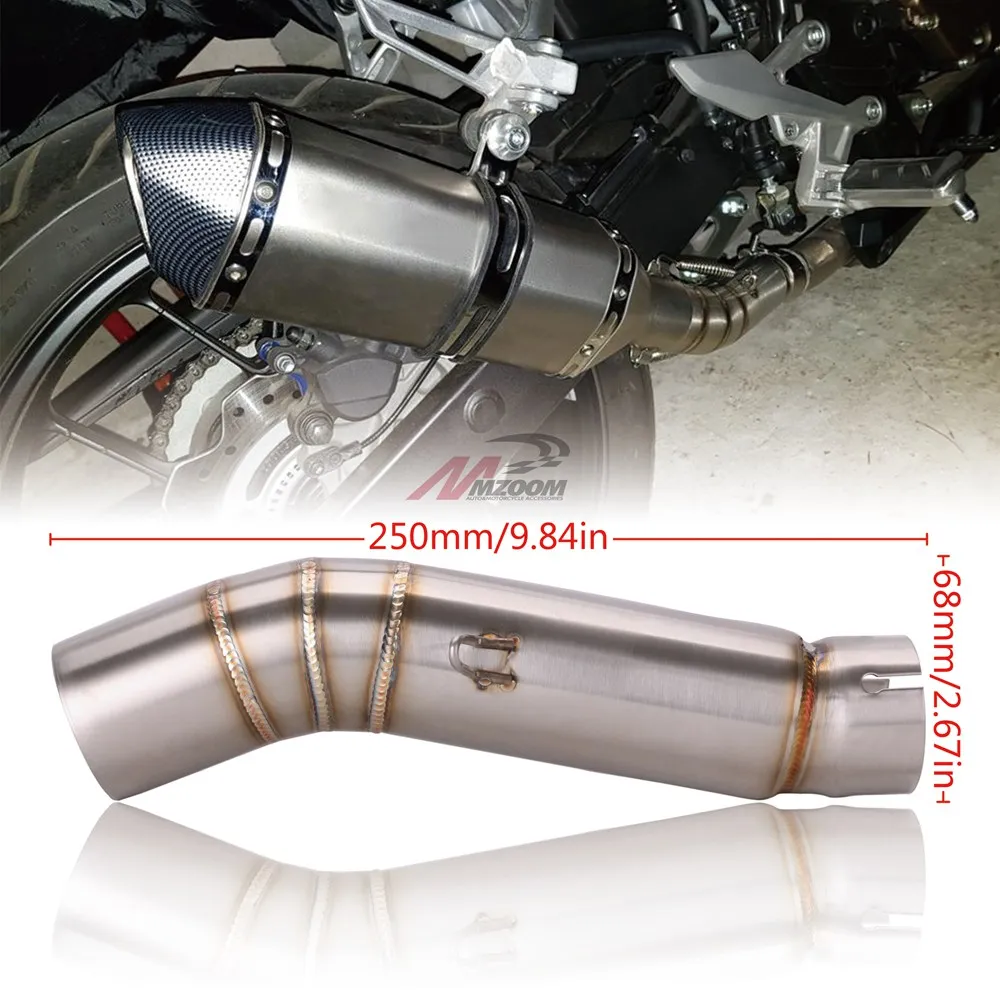 Для cbr500 CBR 500R контакт выхлопной трубы мотоцикла средний соединитель для HONDA CBR500R