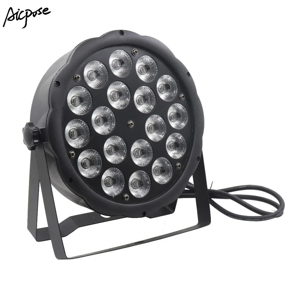 18x10 Вт большой объектив RGBW 4в1 Led Par свет 18*10 с DMX512 управлением диско освещение сцены