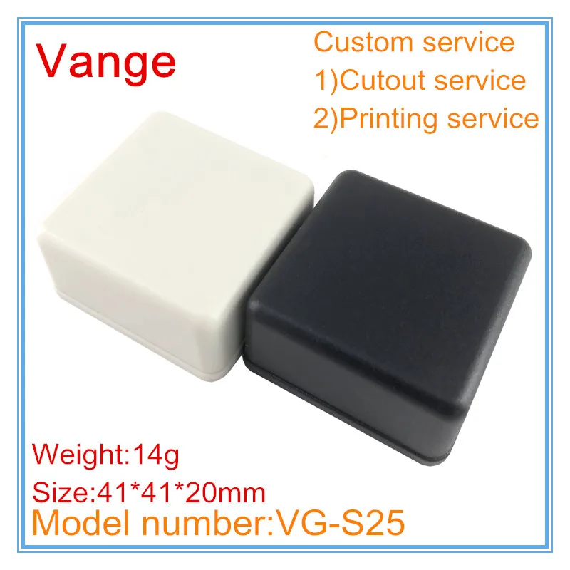 2pcs/lot small injected box IP54 ABS DIY plastic enclosure case for PCB 41*41*20mm | Обустройство дома