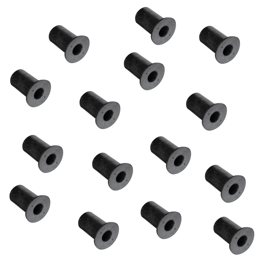 15 Pieces M5 Rubber Well Nuts Blind Fastener Fishing Kayak Boat Marine Canoe Accessories Motorcycle Windscreen Wellnut | Обустройство