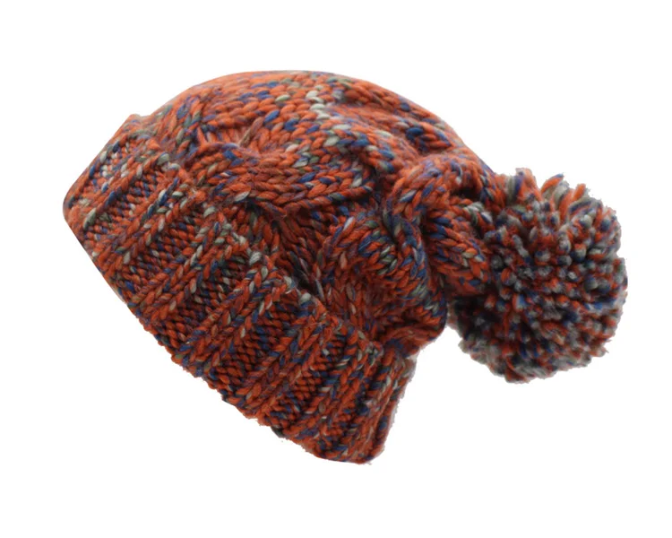 YOUBOME модная зимняя в стиле бини женские зимние шапки для женщин Skullies Beanies мешковатые теплые полосатые женские шапки вязаная шапка