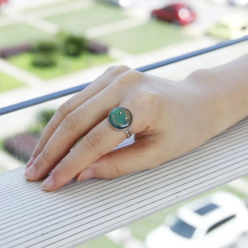 2017 Модное Новое дизайнерское регулируемое цветное кольцо с регулируемой