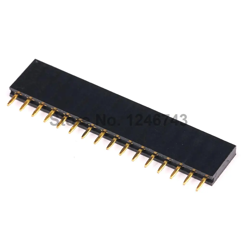 16 pin однорядное основание 2 54 1*16P расстояние прямое иглы 1602 ЖК экран гнездо 20