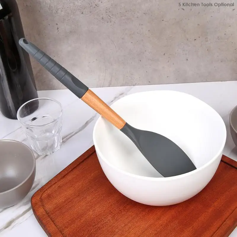 1 шт. силиконовая кухонная посуда Лопата рисовая ложка щетка для масла кухонная посуда кухонные инструменты для приготовления пищи
