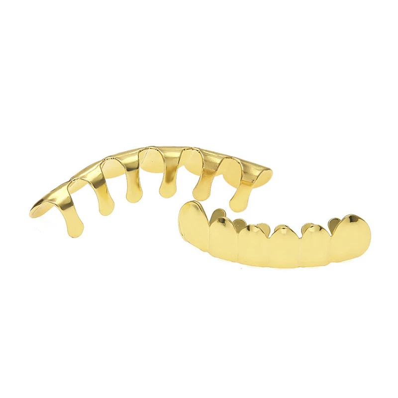 Gold Top Bootom Vampire Teeth Protector Dental Grills for Halloween Christmas Party | Украшения и аксессуары