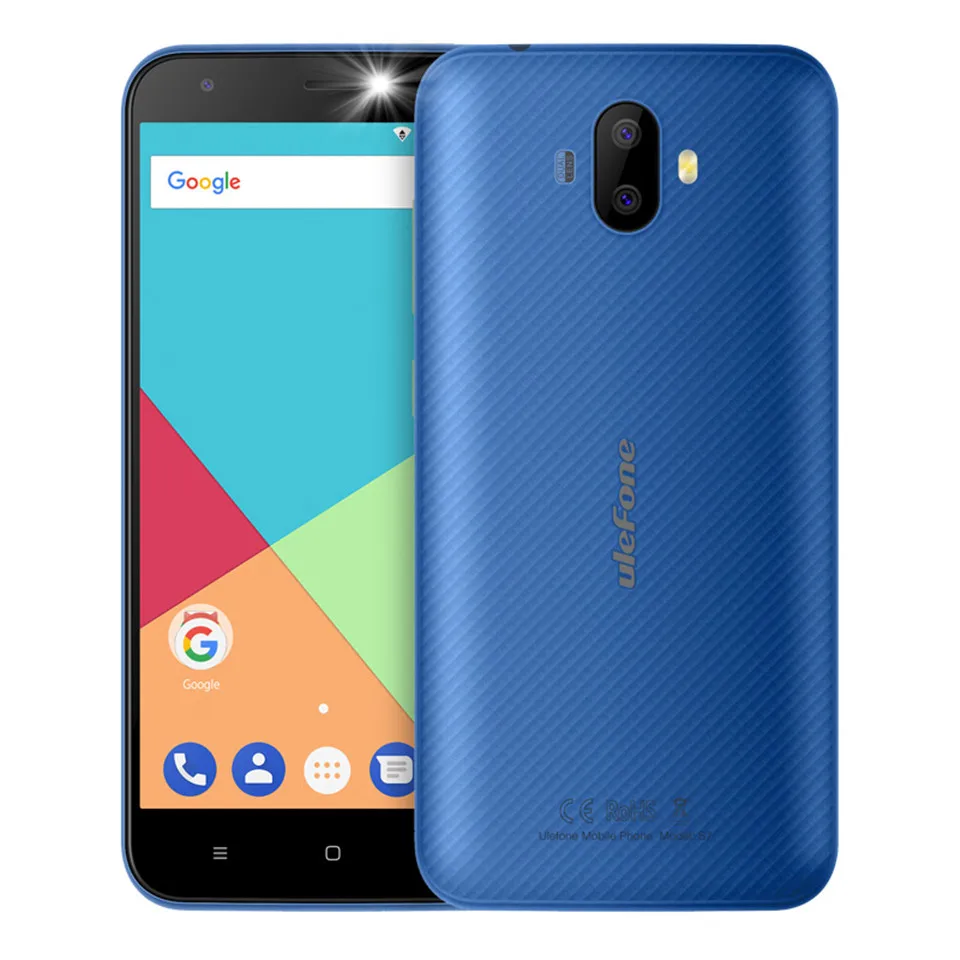 Ulefone S7 двойной камеры Android 7 0 мобильный телефон 5 дюймов 1 ГБ Оперативная память 8