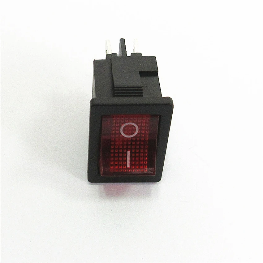 2 шт./компл. AC 6A 250V 10A 125V KCD1-104 кулисный переключатель лодка питания черный и