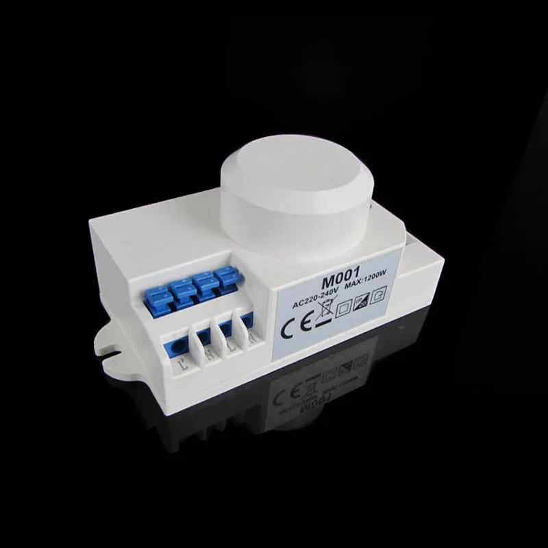 Free 110V/AC-240V/AC 360 degree Microwave Sensor Light Switch Induction Microwave Motion Sensor switch Vibration Sensor
