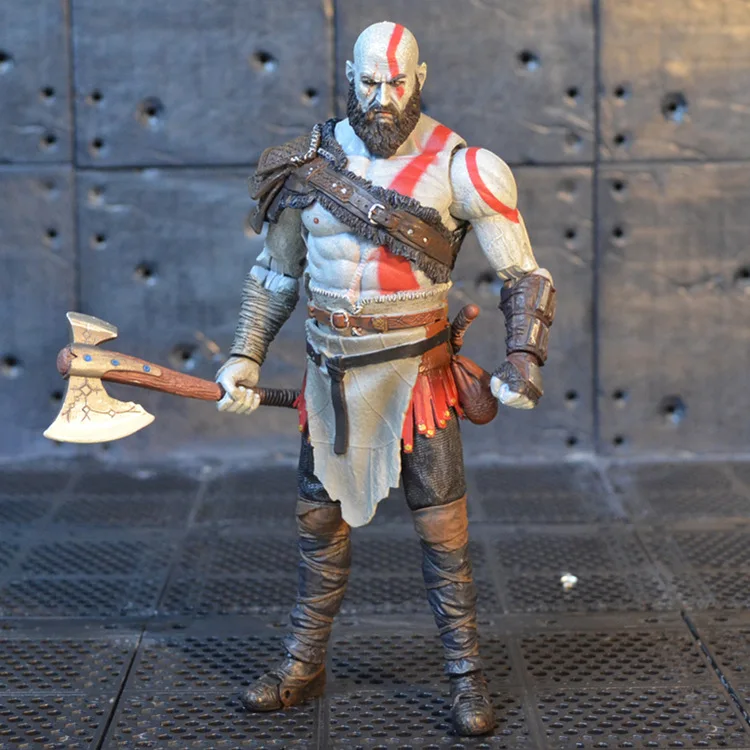 Фигурка военного Бога NECA 4 Kratos 18 см Коллекционная модель игрушки Оригинальные