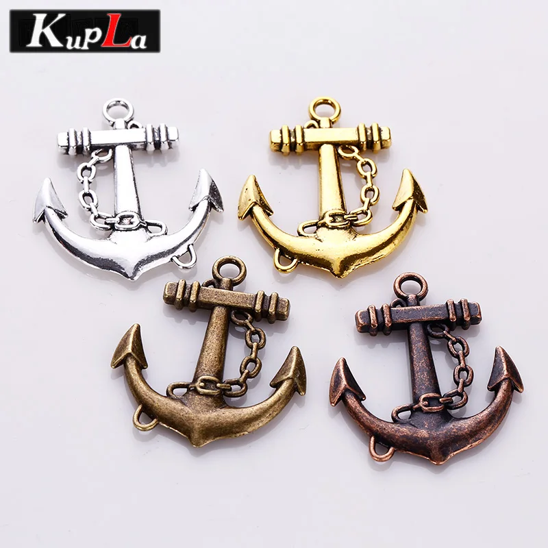 Vintage Metal Nautical Anchor Diy Charms Jewelry Accessories Retro Classic Pendant for 20pieces/lot C5438 | Украшения и