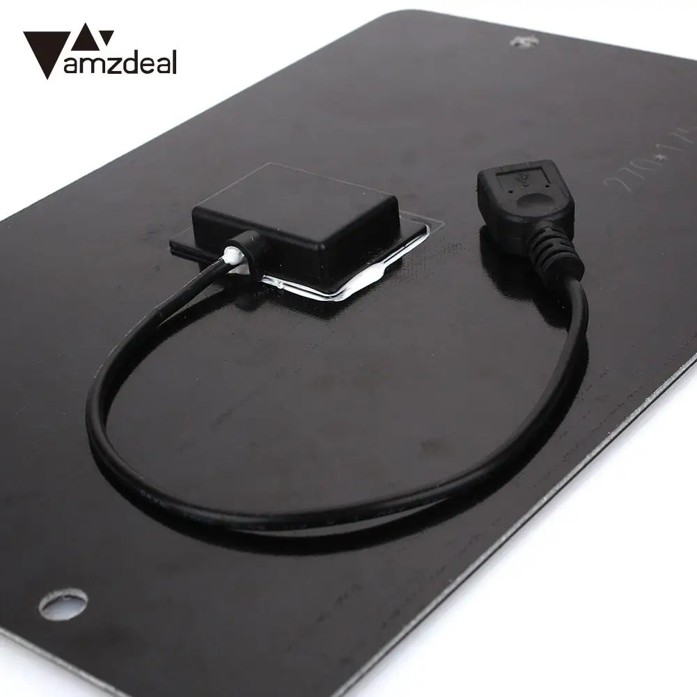 Солнечная панель зарядка USB интерфейс Прочный солнечный элемент дорожный солнечный светильник 6 Вт 6 в наружное зарядное устройство Панель зарядное устройство для телефона