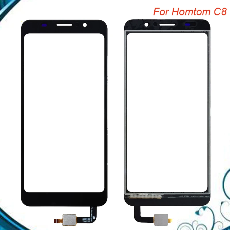 1 шт./лот черный для 5 ''Homtom C8 сенсорный экран дигитайзер аксессуары мобильного