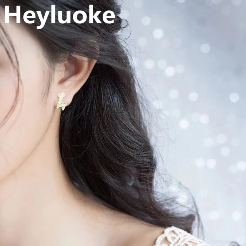 Новые красивые модные милые красочные ювелирные изделия милый жираф из