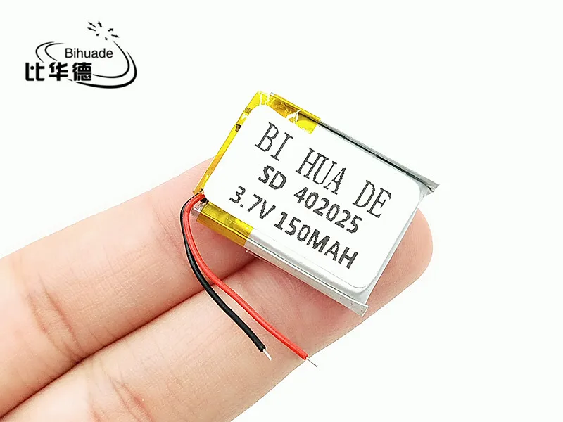

10 шт. [SD] 3,7 В, 150 мА · ч,[402025] полимерный литий-ионный/литий-ионный аккумулятор для игрушек, внешнего аккумулятора, GPS,mp3,mp4, сотового телефона, ди...