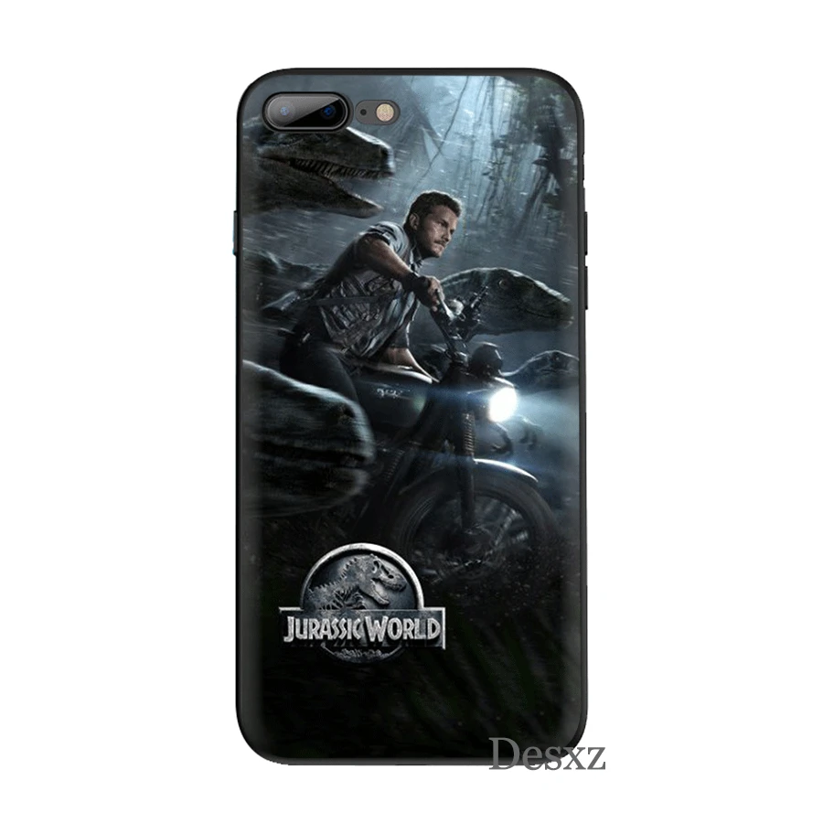 B12 Силиконовый чехол ТПУ для мобильного телефона iPhone 7, 8, 6, 6s Plus, iPhone 11 Pro, X, XS, Max, XR, 5, 5S, SE, чехол, Парк Юрского периода, динозавр, мир, оболочка - Цвет: B12