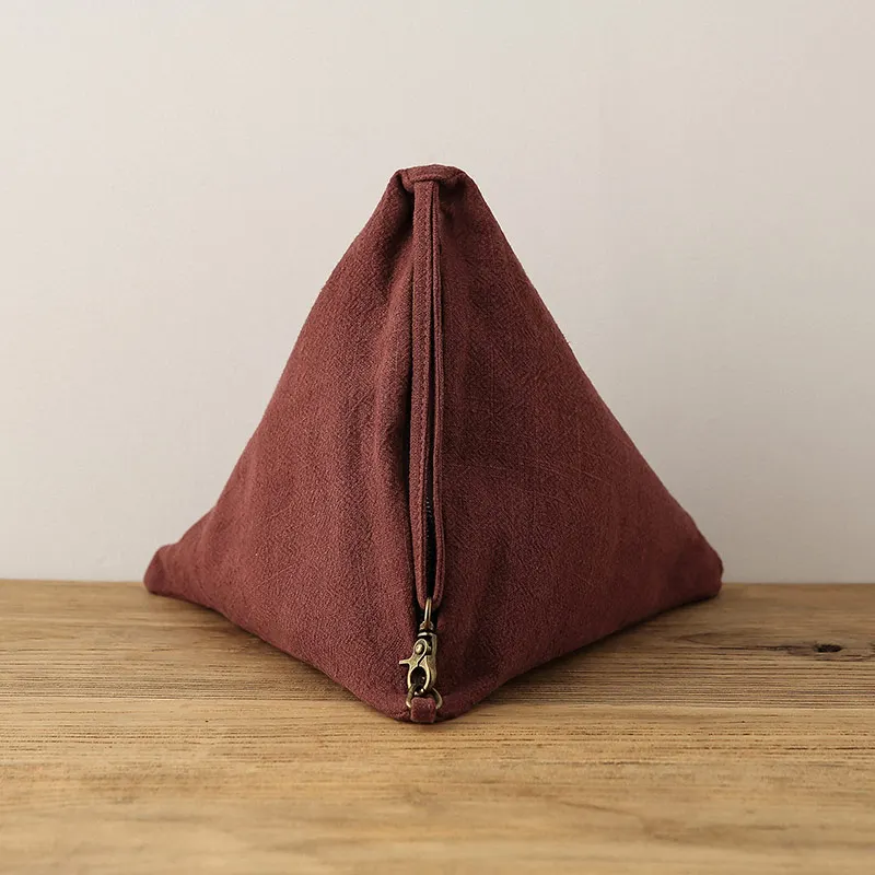 AETOO Сумка пельмени из художественной ткани треугольная Ретро сумка хлопка и льна