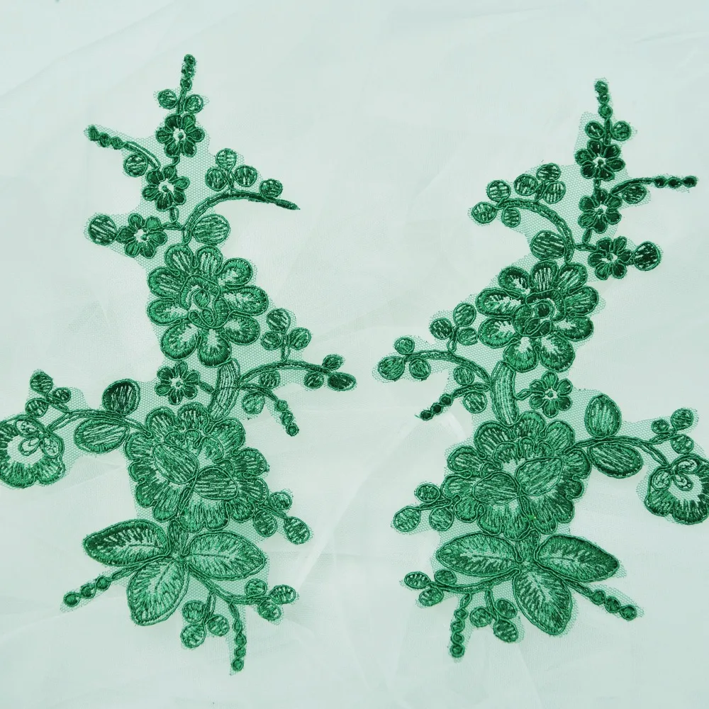 Белый красный синий Европейский стиль вышивка кружево цветок автомобильная