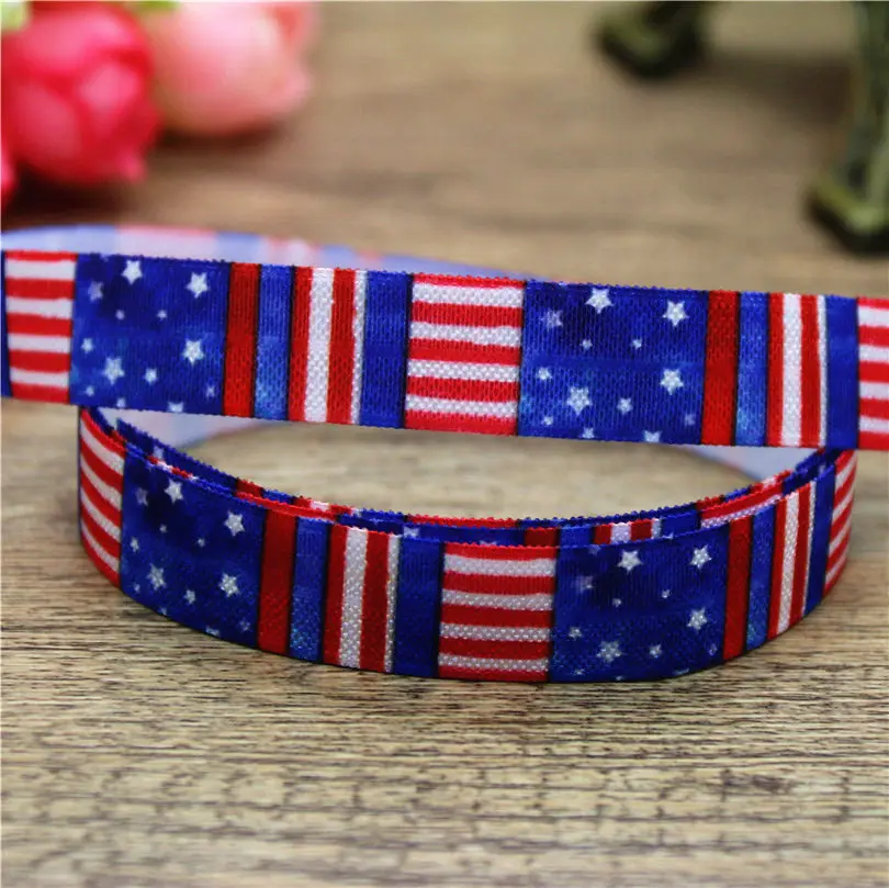 DUWES 5/8 '' super hero Американский marvel печатных Сложите эластичный враг Повязка На Голову Повязка на голову, для художественного оформления ногтей, ручная работа OEM D720