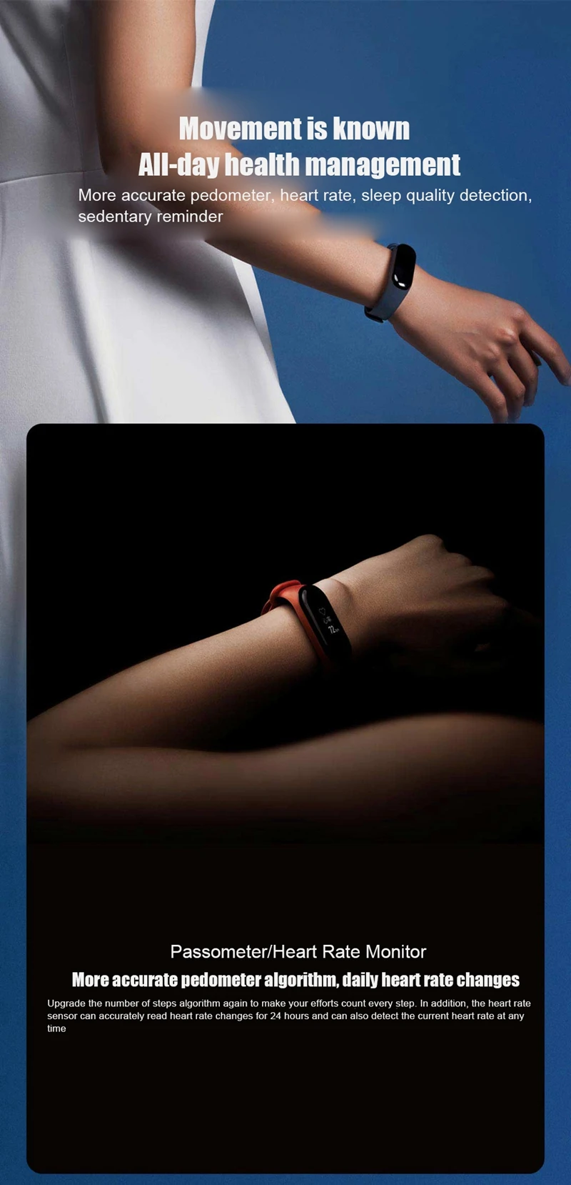 Xiaomi mi Band 4 Global language mi Band 3 фитнес-браслет AMOLED цветной экран 50 м Swi mi ng водонепроницаемый пульсометр