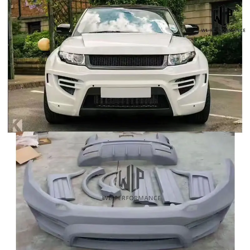 Неокрашенный комплект кузова автомобиля из ПУ передний задний бампер боковые