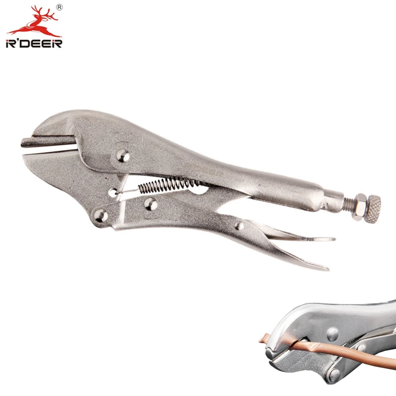 Обжимные Щипцы RDEER, 7 дюймов/175 мм, из углеродистой стали Обжимные Щипцы RDEER, 7 дюймов/175 мм, из углеродистой стали