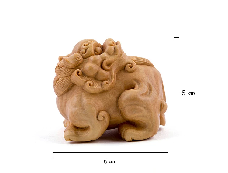 

Wood pantheraleo lion wooden Chinese patron saint stone statues folk crafts simulation creative gifts animal figurines