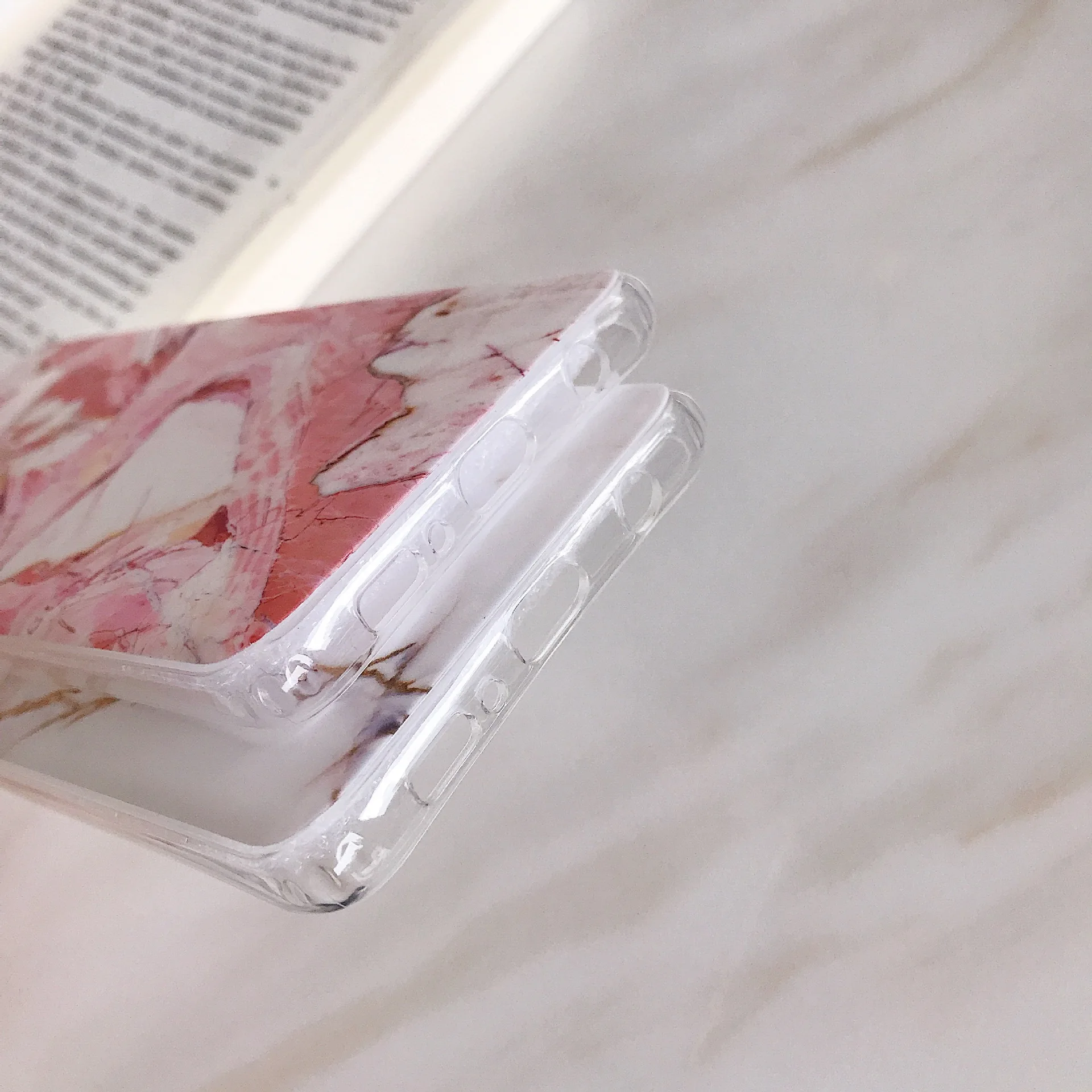 For Samsung S10 Cover Fashion Marble Phone Case for Galaxy S10e S10Plus Funda Matte Back Coque S7 S8 S9 Etui |