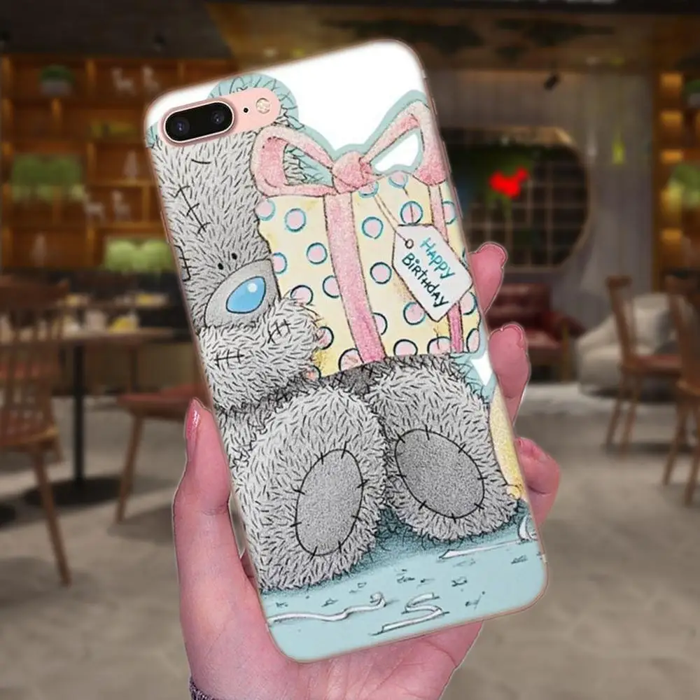 Плюшевый Тедди Me To You Bear для Huawei Mate 7 8 9 10 20 P8 P9 P10 P20 P30 Lite Plus Pro ТПУ чехлы