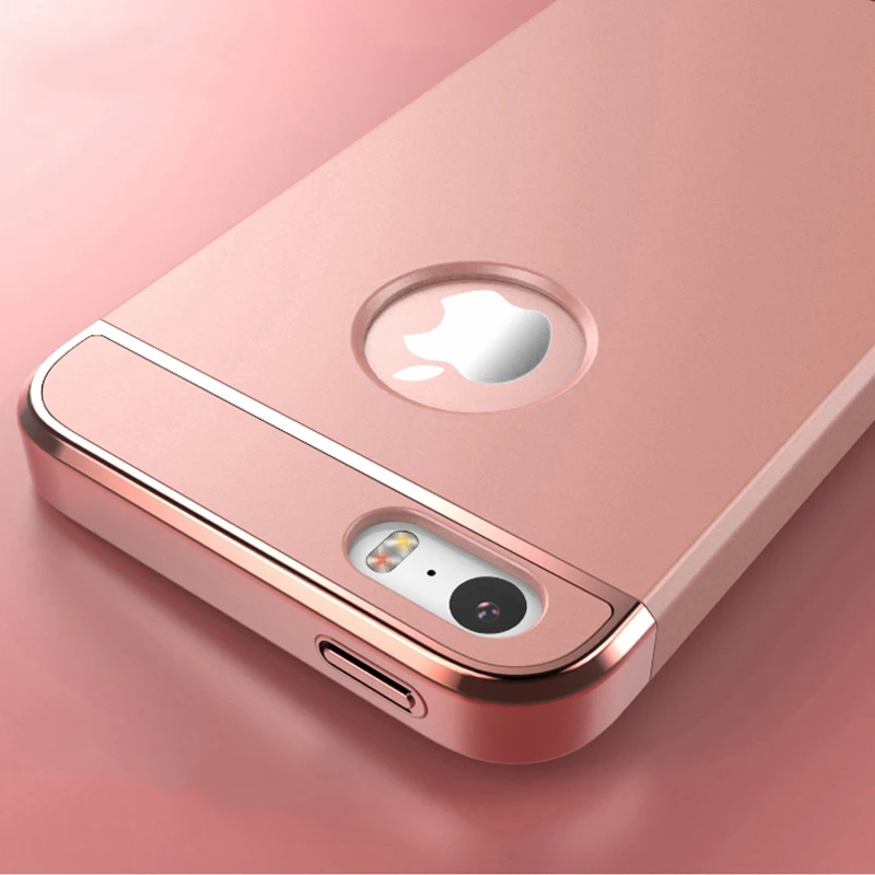 OLLIVAN конфеты розовый покрытие жесткий чехол для ПК iPhone 5 5S SE есть логотип заклепка