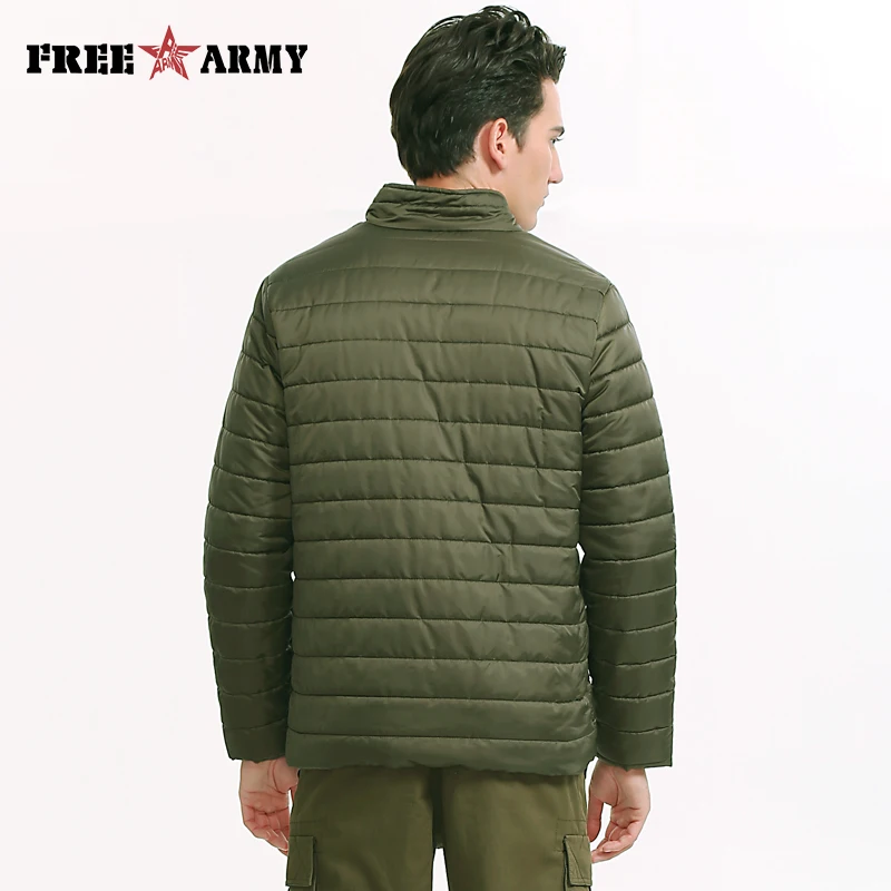 Брендовая мужская куртка зимний светильник плотное зеленое пальто мужские