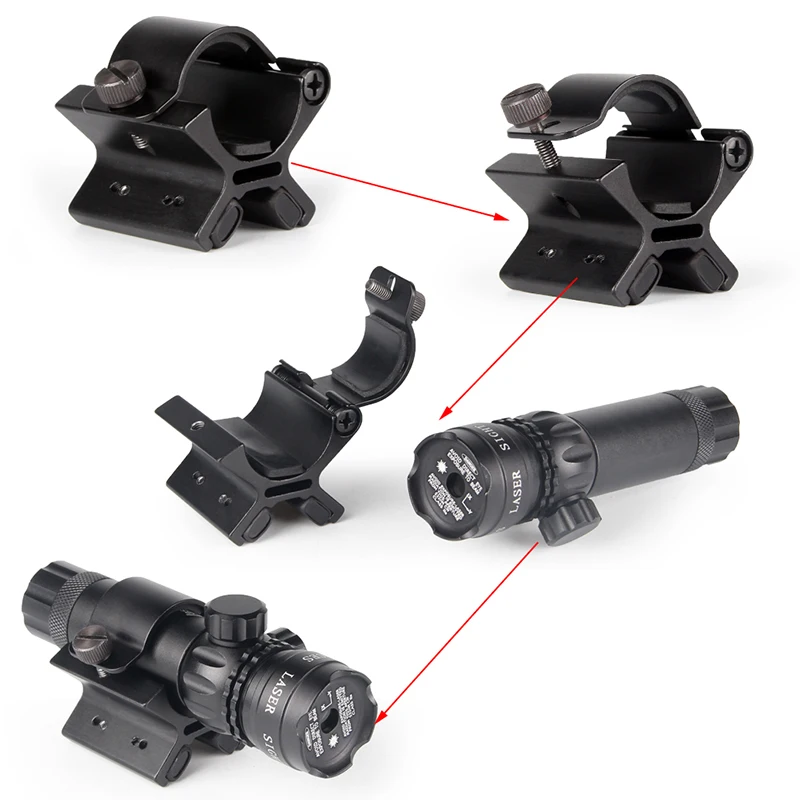 

X-WM02, X-WM03 Strong Magnetic Weapon MountBracket Scope Gun Mount for 0.9-1 inch Flashlights Torch RL2-0044/45