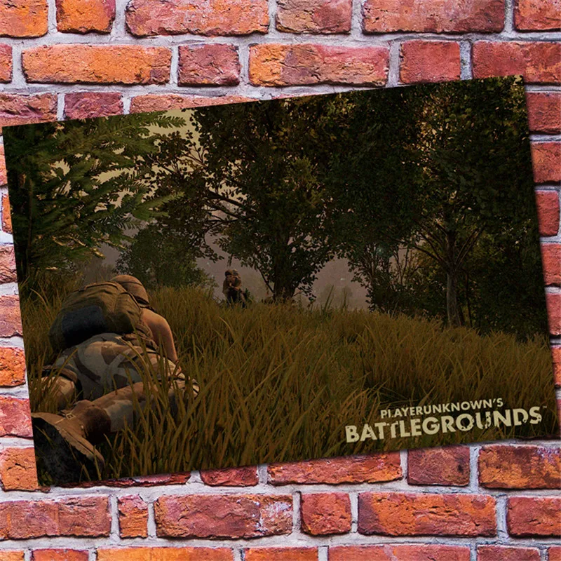 Настенные декоративные картины PUBG Winner курица ужин крафт игра постер FPS постеры