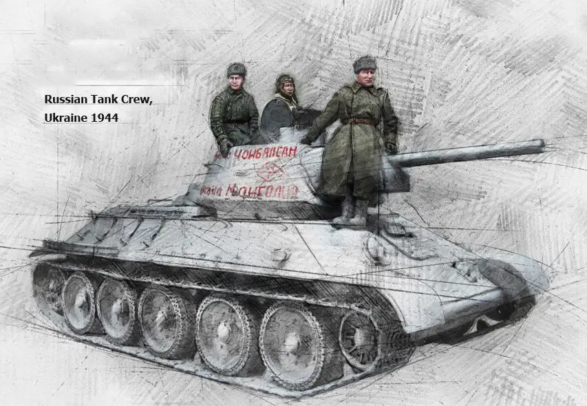 Масштаб 1/35 Неокрашенная полимерная фигурка Русский Танк Экипировка 3|Наборы для