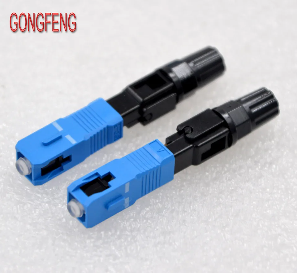 GONGFENG 100 шт. 0.3дб Новый FTTH встроенный волоконно оптический Быстрый Соединитель SC