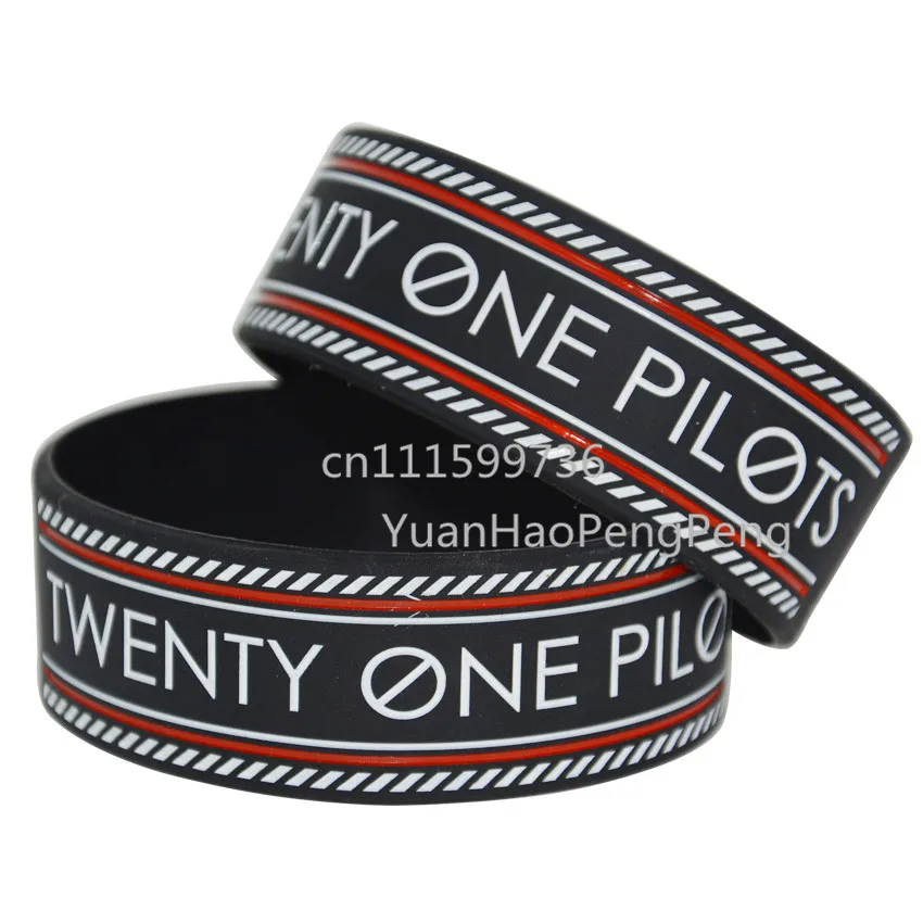 1 шт. силиконовый черный браслет Twenty One Pilots | Украшения и аксессуары