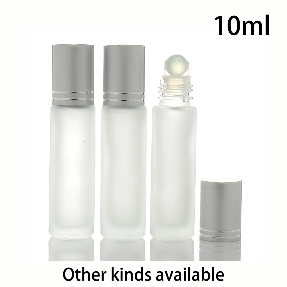 

Стеклянная бутылочка для аромата Frost, 10 мл, Косметический бальзам для губ, эфирное масло, массажные роликовые бутылочки, бесплатная доставка