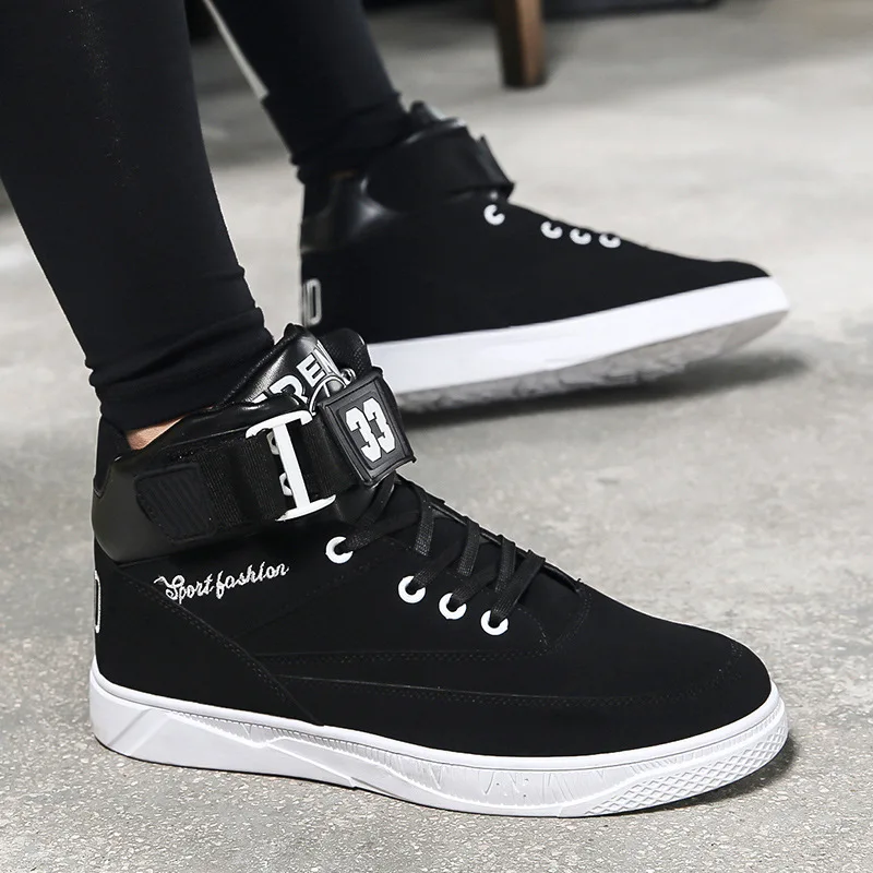 Mazefeng 2018 Spring Men Casual shoes Hard-Wearing high-top Shoes Sneaker Lace-up Trend Flats Breathable Male Flat |