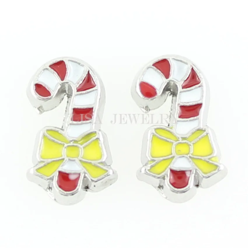 10 шт./лот красно белая Подвеска для украшения желтого банта Плавающие Подвески