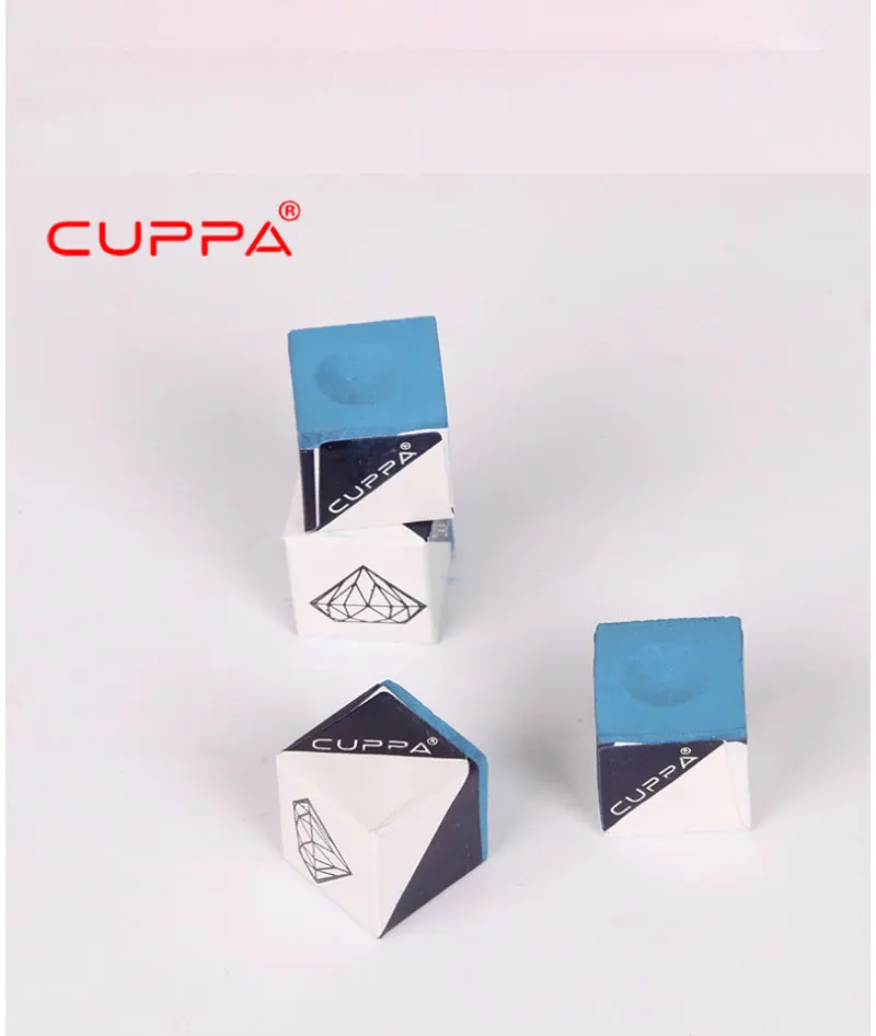 Cuppa 4 шт./партия бильярдный мел маслянистый синий бильярдный снукер аксессуары Китай