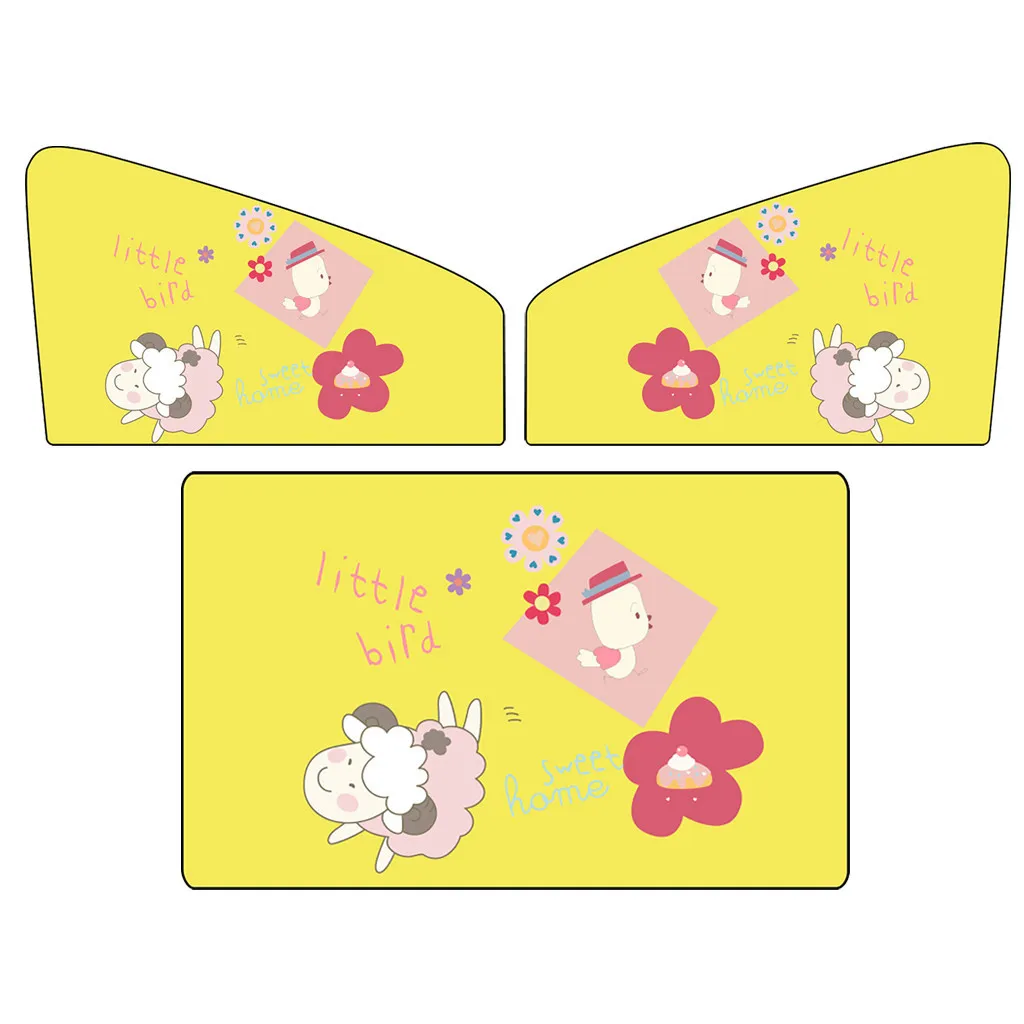 Автомобильные солнцезащитные занавески на лобовое стекло автомобильные с милым