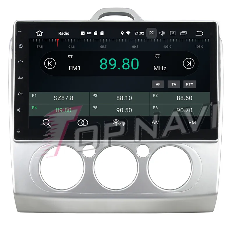 Автомобильный радиоприемник Topnavi восьмиядерный процессор Android 9 0 DVD-плеер для Ford