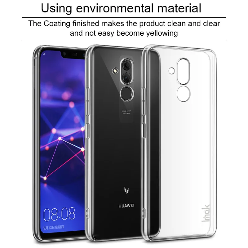 Чехол для Huawei Mate 20 Lite Imak Full surround PC Жесткий пластиковые чехлы телефонов прозрачная