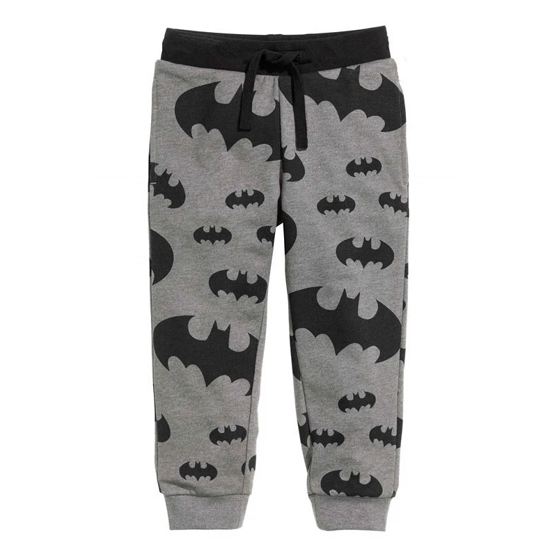 Штаны с изображением Бэтмена для мальчиков детские хлопковые Бэтмен Мотобрюки